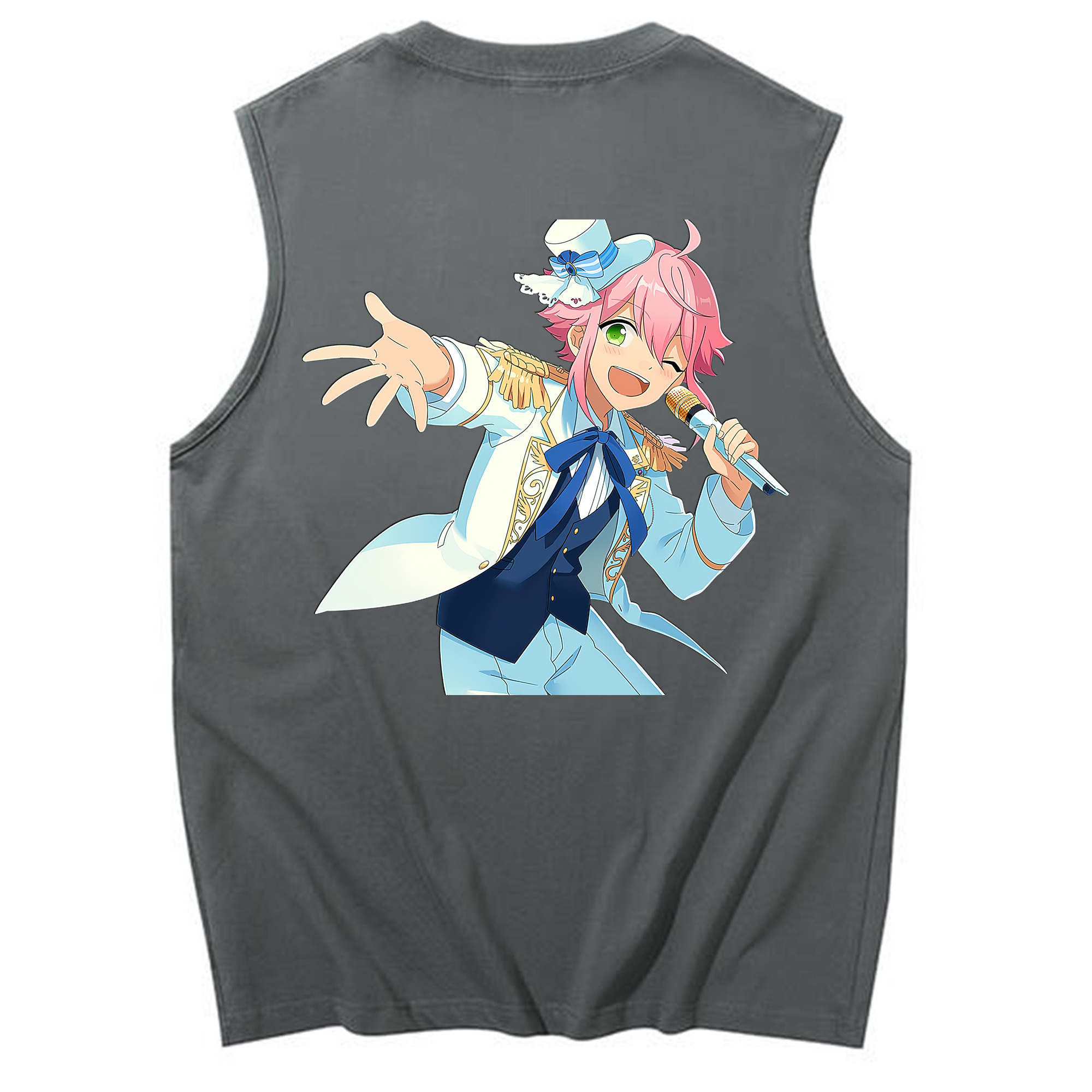 （画像用） あんさんぶるスターズ! Ensemble Stars コットン100％タンクトップ（背面プリント）